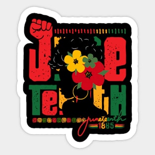 1865 Juneteenth day celebration Sticker